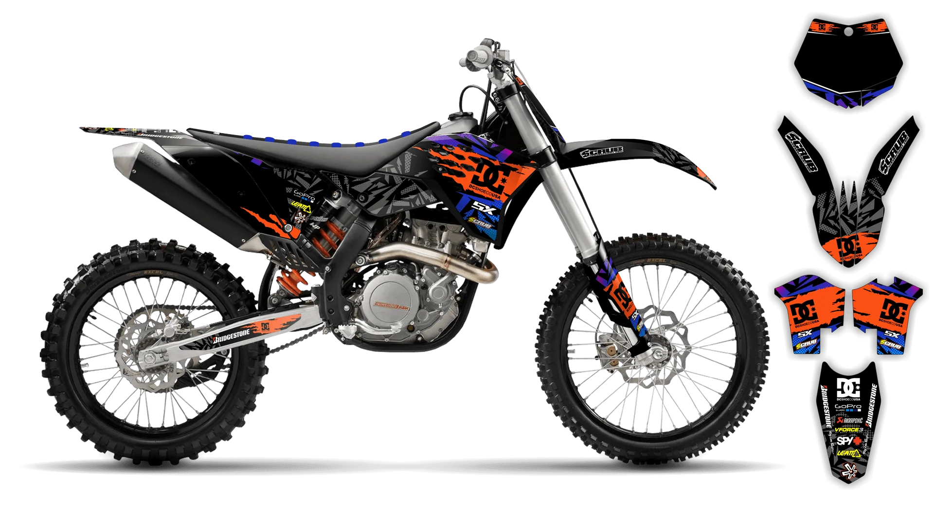 Graphics Kit - KTM - SMR Series - 2008-2011 - Kicker - LE