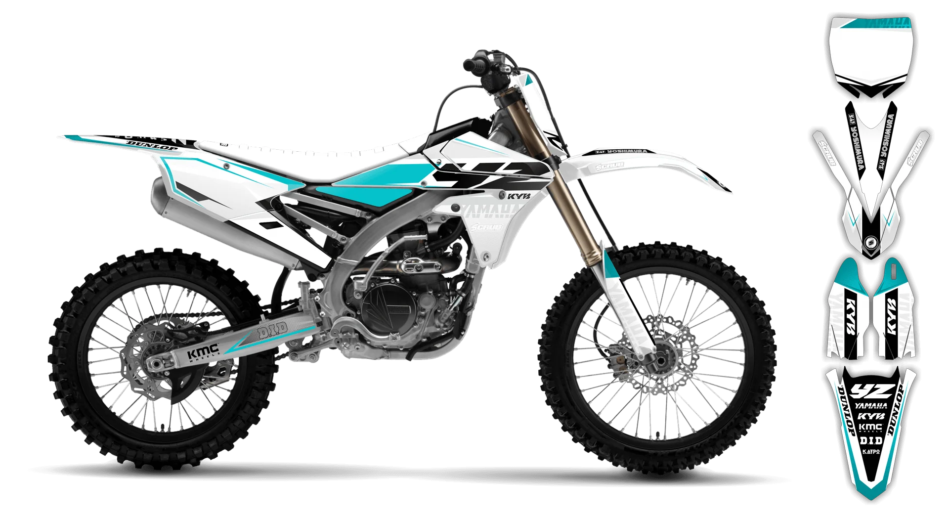 Graphics Kit - Yamaha - YZ250F - 2010-2013 - Discovery - LE