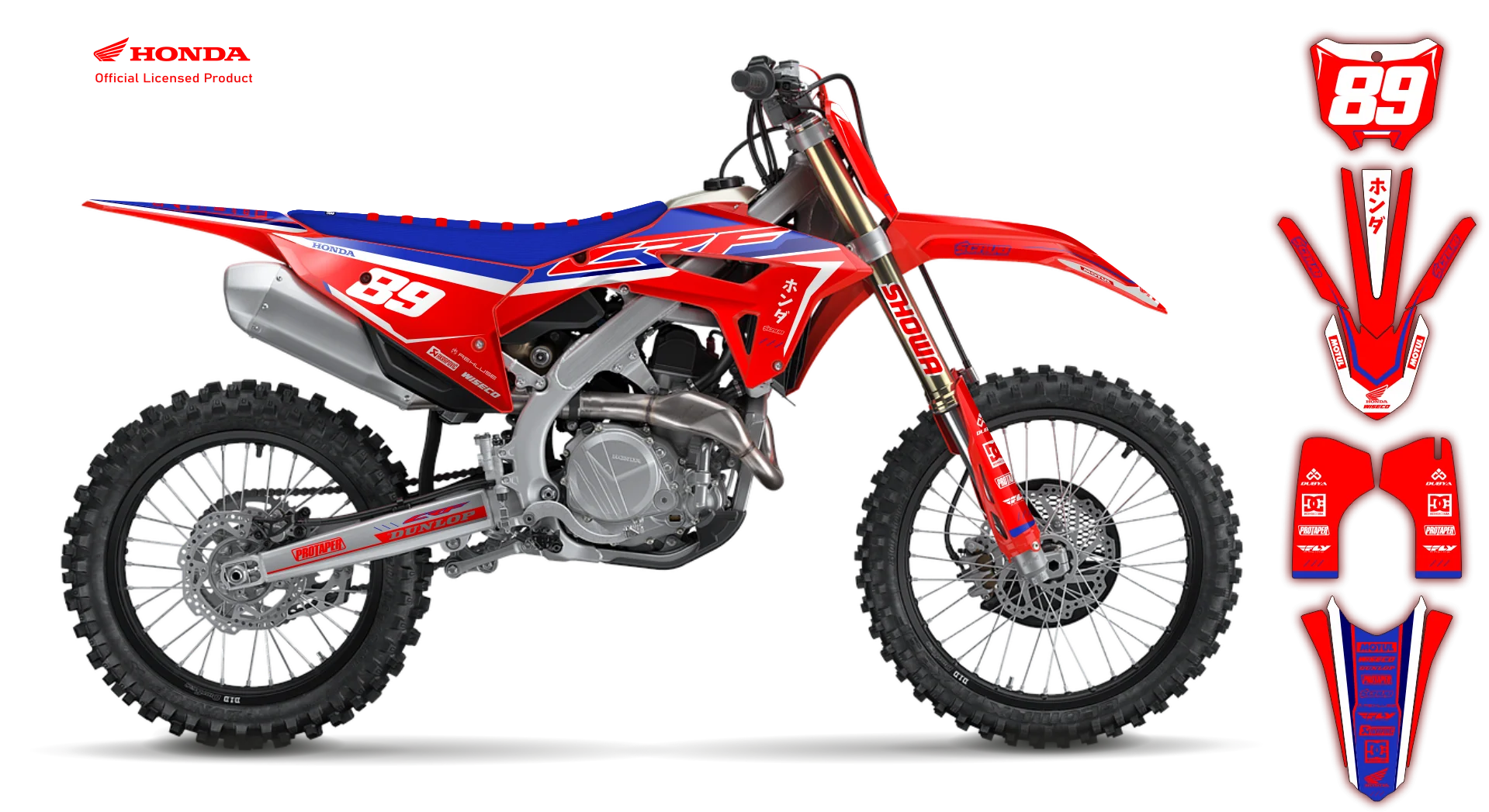 Graphics Kit - Honda - CRF 450R - 2005-2007 - Xumonk - LE