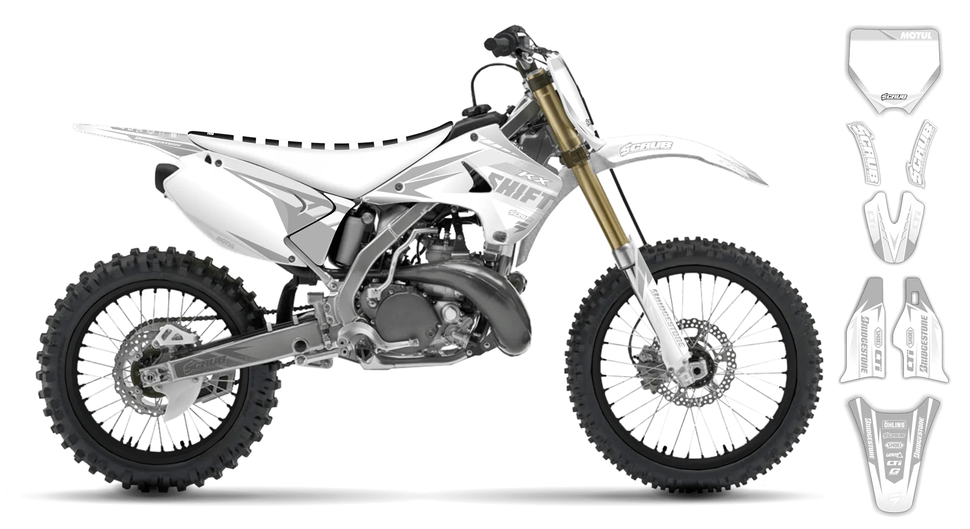 Graphics Kit - Kawasaki - KX 65 - 2001-2022 - Ragnar - R4