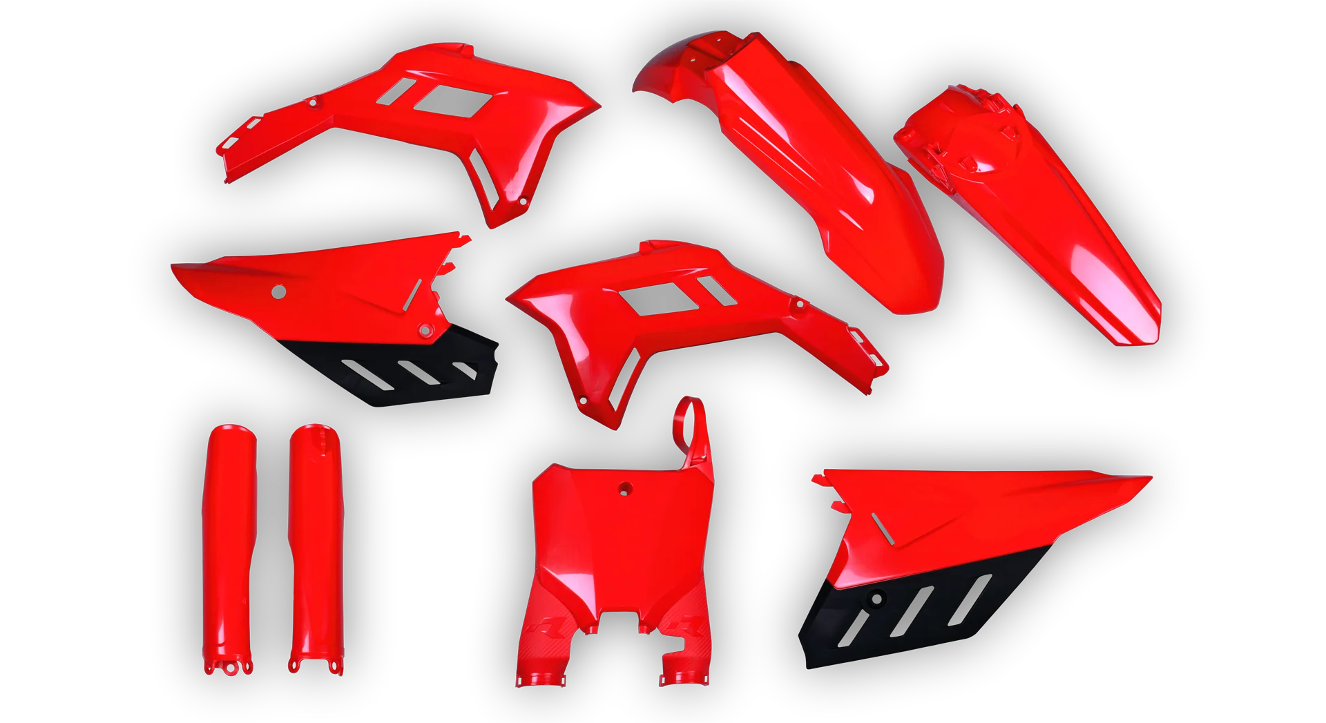Plastics Kit - Honda - CRF 450R - 2021-2024 - Full Kit - Red RVLTN
