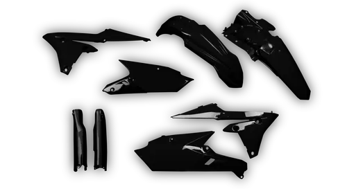 Plastics Kit - Yamaha - WR250F - 2015-2019 - Full Kit - Black Trim Kit