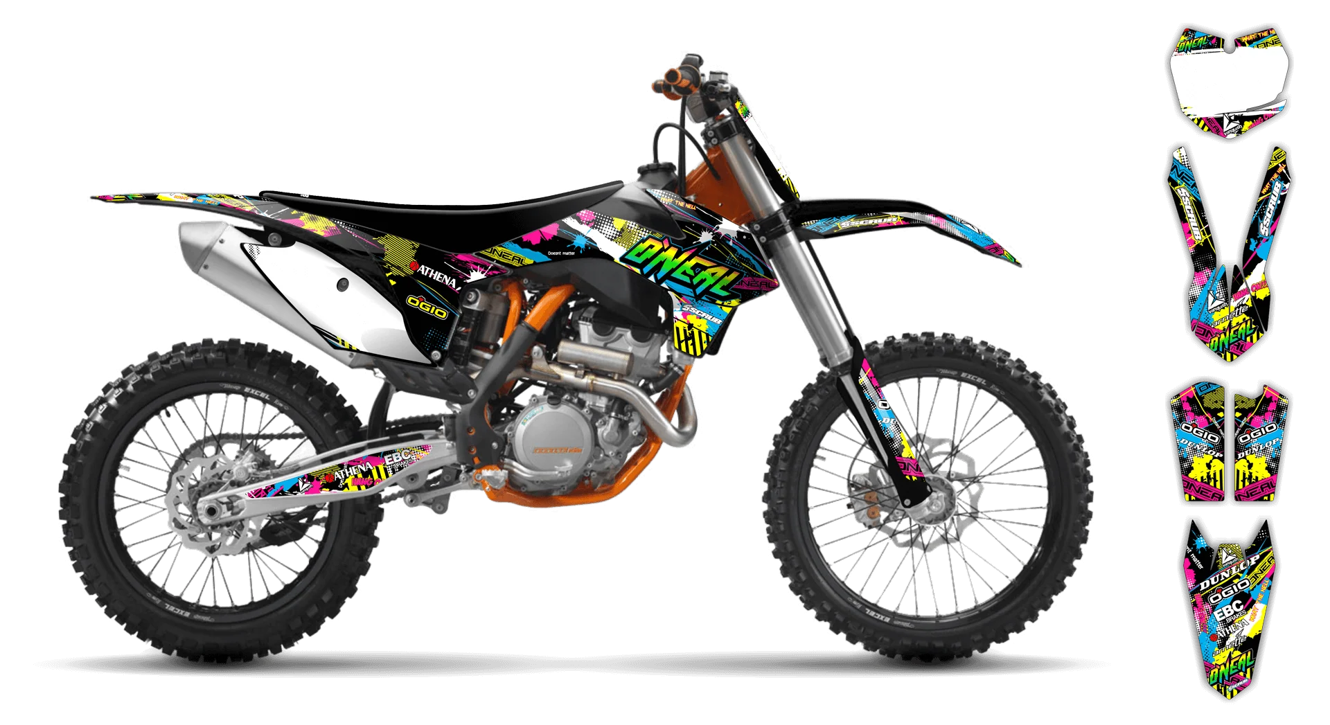 Graphics Kit - KTM - SX SX-F / XC XC-F - 2011-2012 - H2 - ST