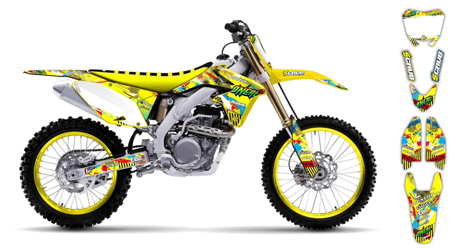 Graphics Kit - Suzuki - RMZ 250 - 2004-2006 - H2 - R1