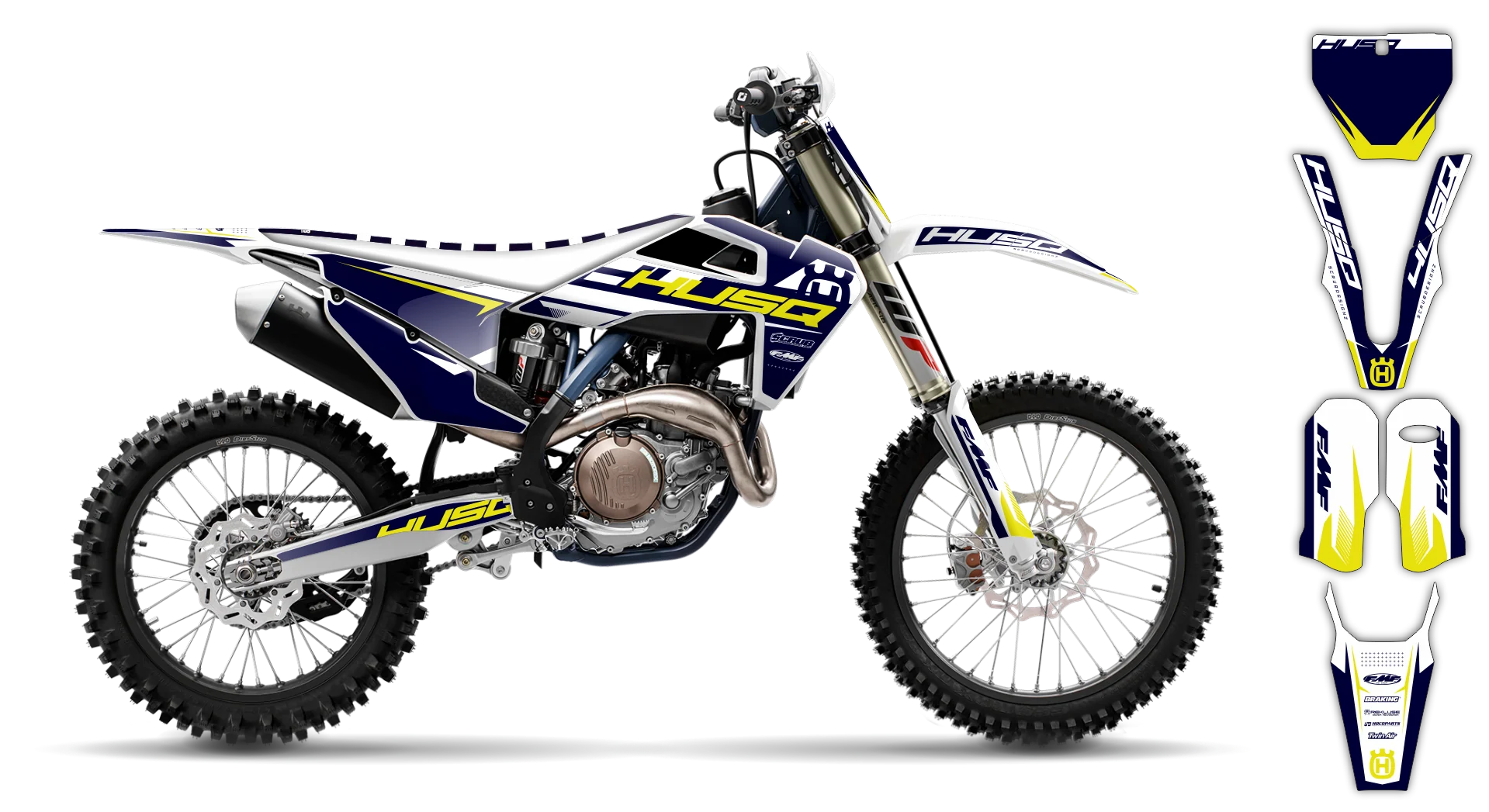 Graphics Kit - Husqvarna 14-> TC-FC-FX Series - 2019-2022 - H-SE1100 - R2