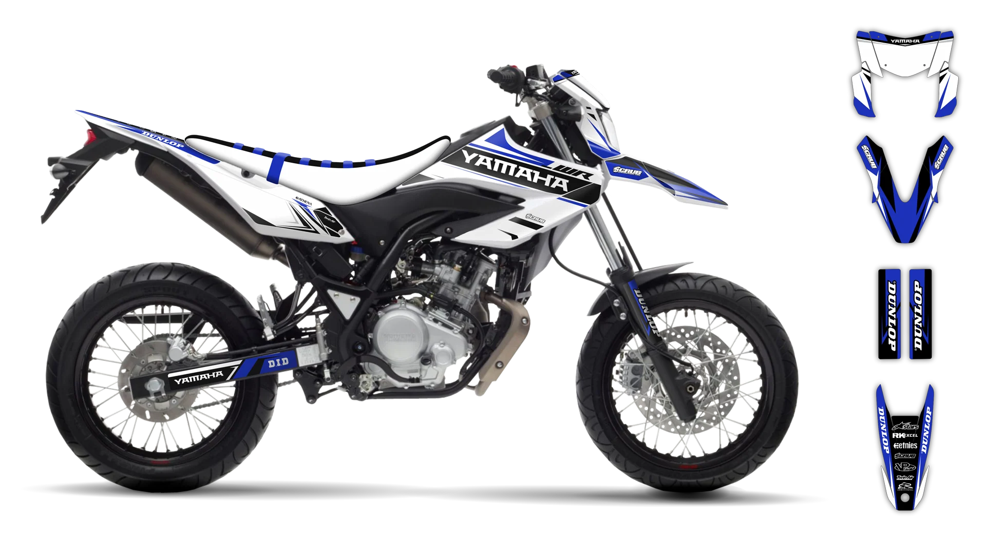 Graphics Kit - Yamaha - WR 125X - 2009-2022 - Evolution - R2
