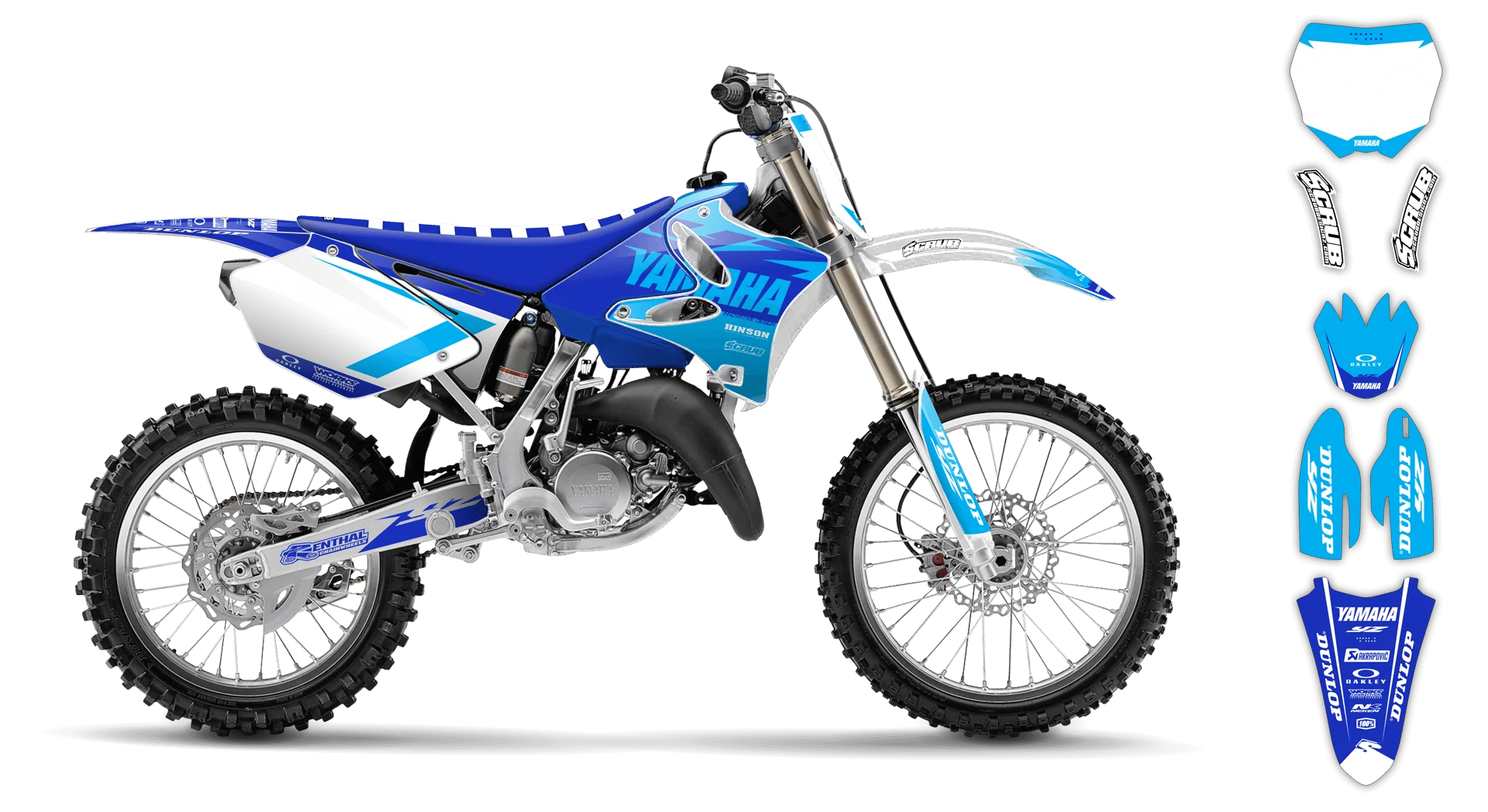 Graphics Kit - Yamaha - YZ 125 - 2000-2001 - Corgis - R2