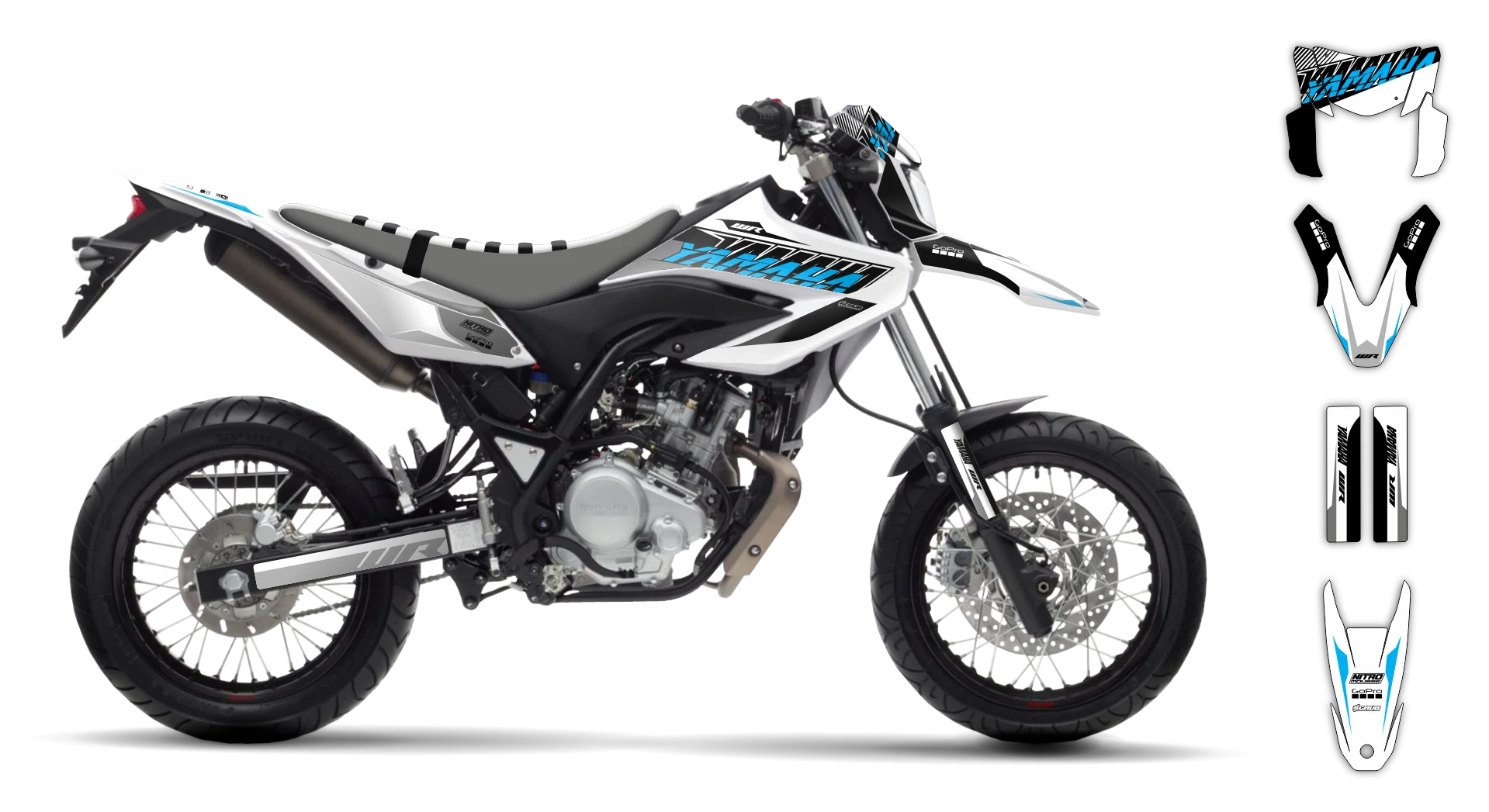 Graphics Kit - Yamaha - WR 125X - 2009-2022 - SE1110 - R2