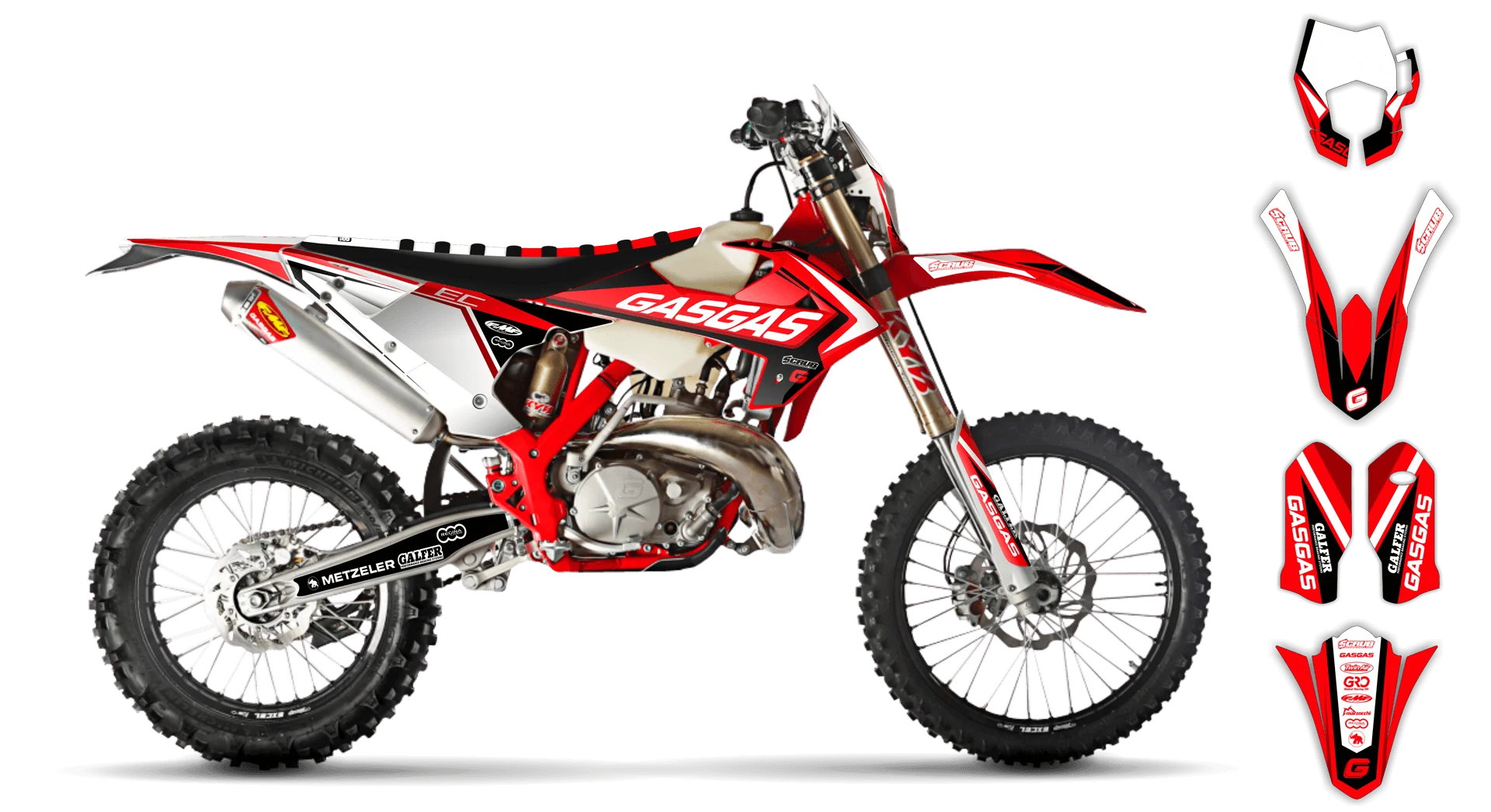 Graphics Kit - Gas Gas - EC EC-F Series - 2018-2020 - Compulsion - LE