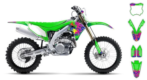 Graphics Kit - Kawasaki - KX 500 - 1989-1993 - SE1048 - ST