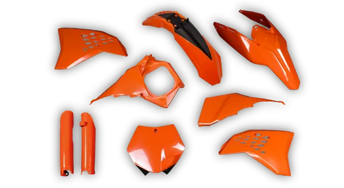 Plastics Kit - KTM - SMR Series - 2008-2011 - Full Kit - Orange
