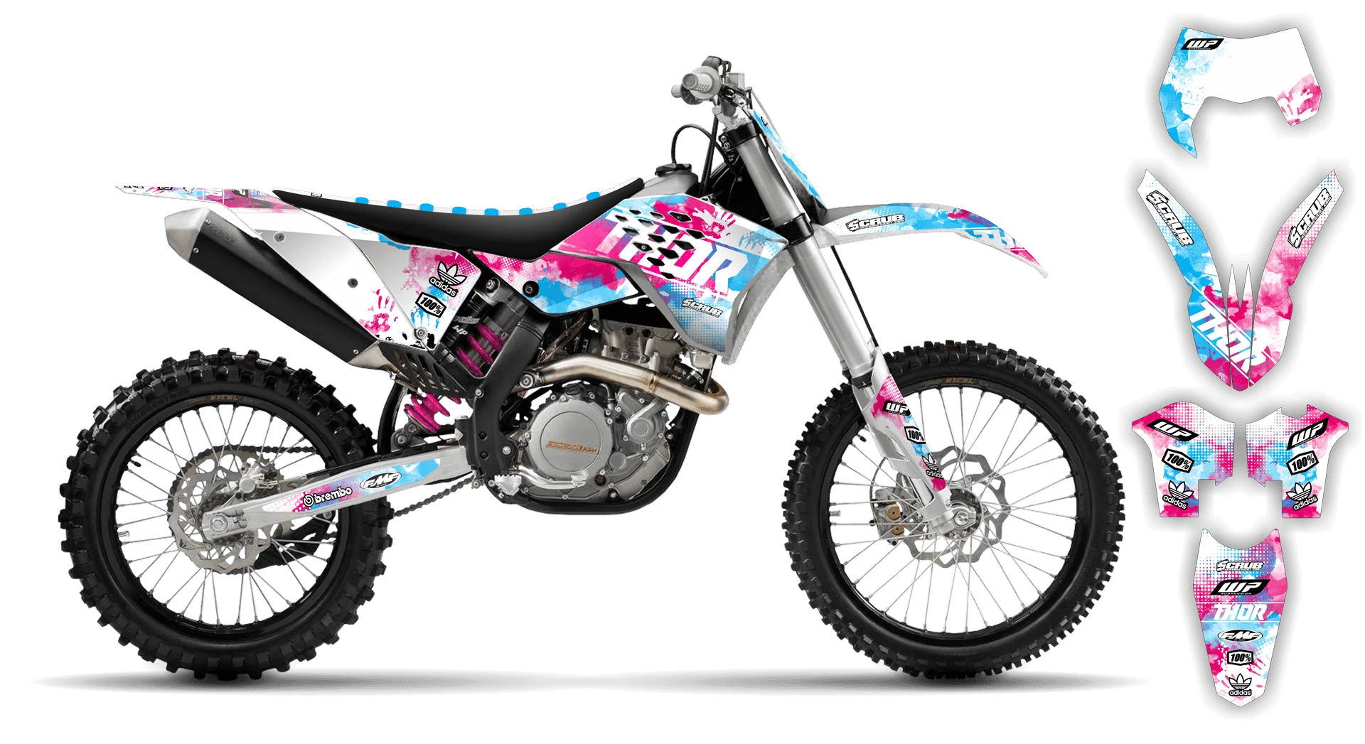 Graphics Kit - KTM - EXC EXC-F / XC-W XCF-W - 2008-2011 - Aquacell - LE