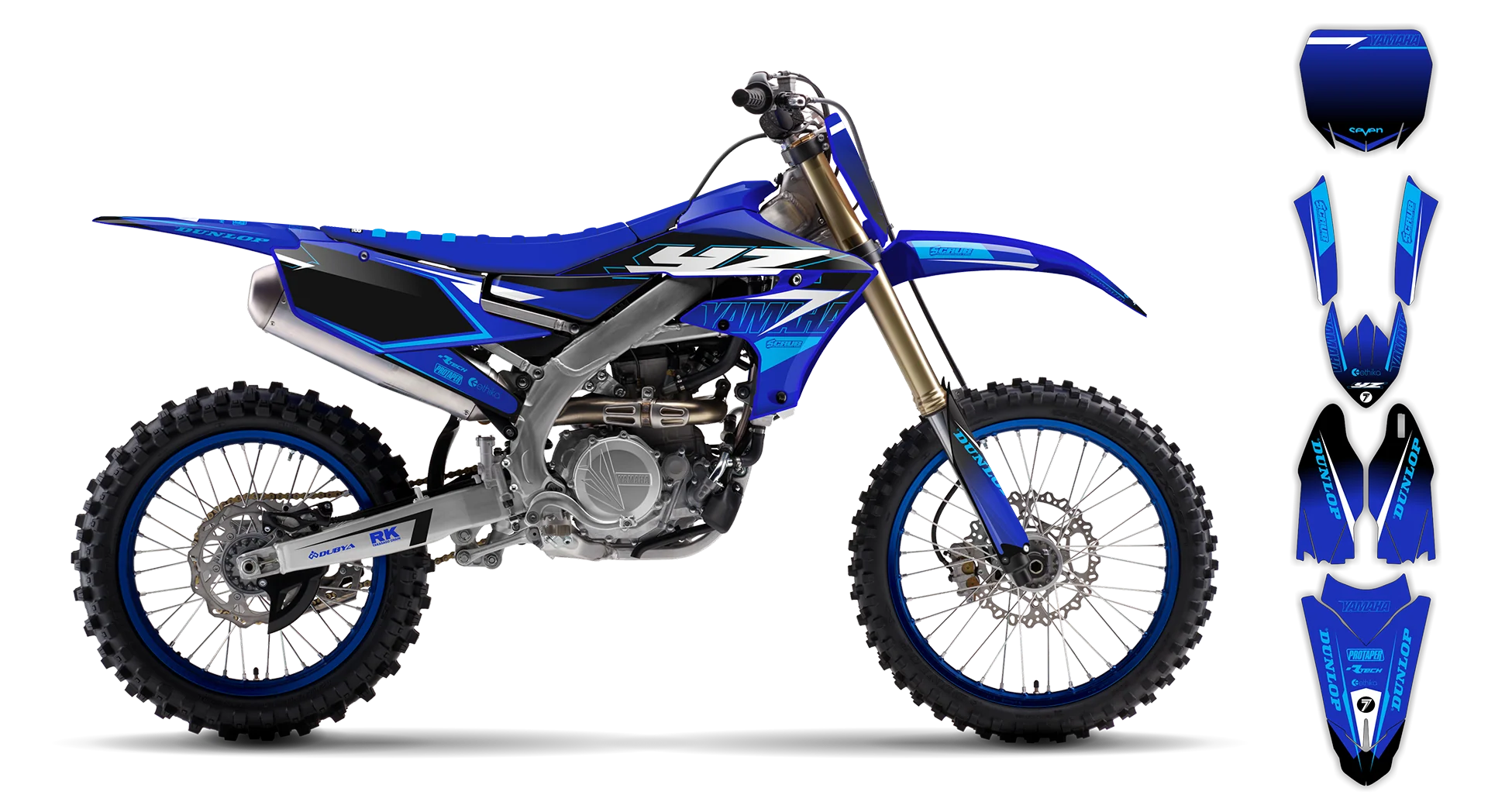 Graphics Kit - Yamaha - YZ450F - 2018-2022 - SE1086 - R1