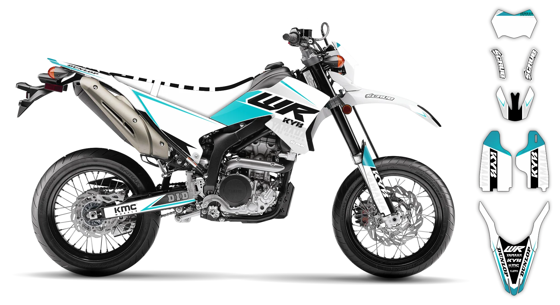 Graphics Kit - Yamaha - WR 250X - 2007-2022 - Discovery - LE