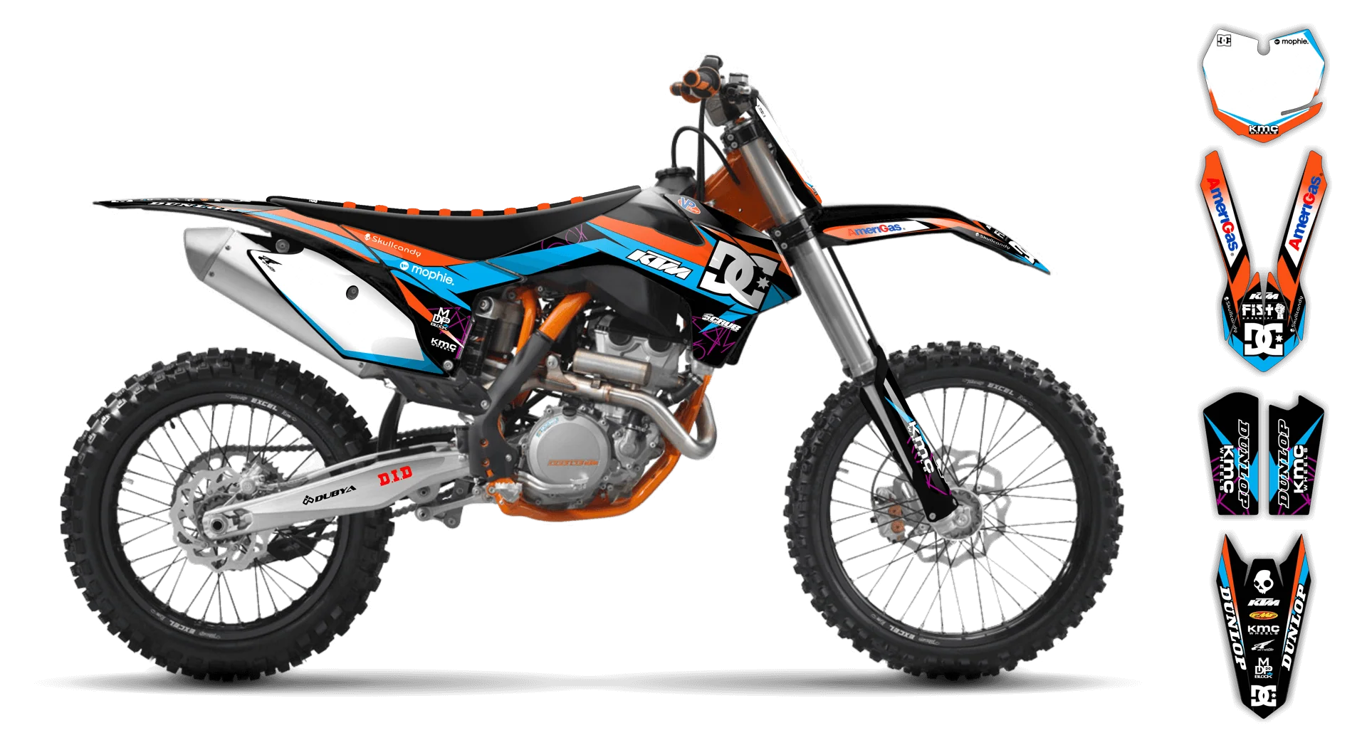 Graphics Kit - KTM - SX SX-F / XC XC-F - 2011-2012 - Pipeline - ST