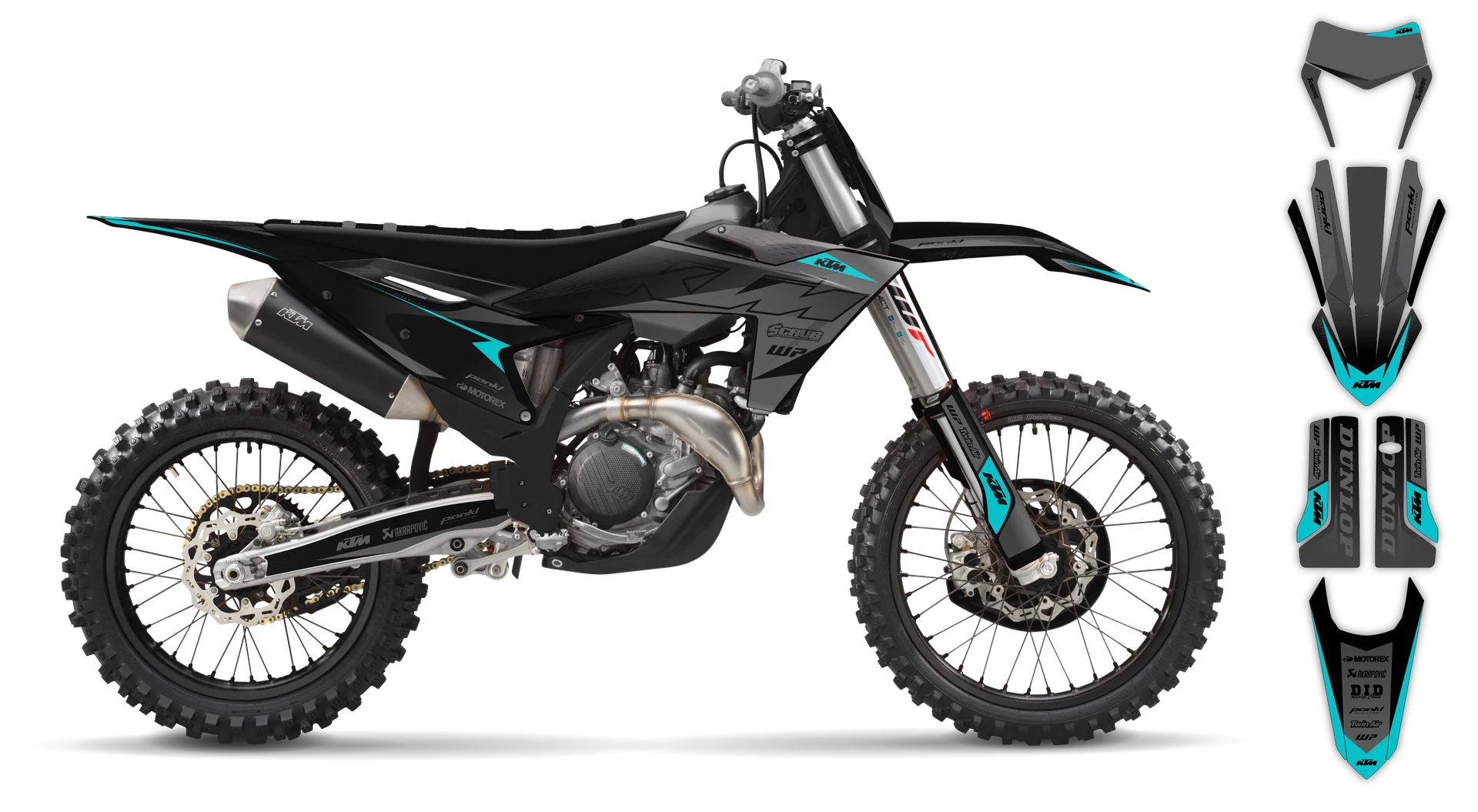 Graphics Kit - KTM - EXC EXC-F / XC-W XCF-W - 2024-2025 - K20 - R3