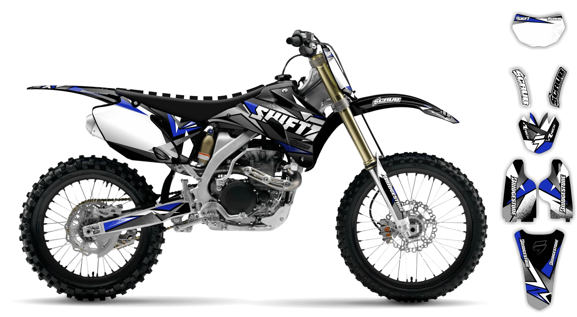 Graphics Kit - Yamaha - WR400F - 1998-1999 - X-Rut - R4