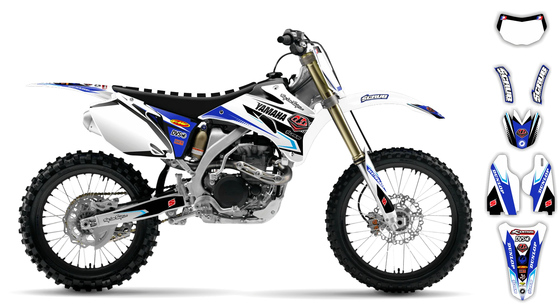 Graphics Kit - Yamaha - WR400F - 1998-1999 - SD Y1 - R1