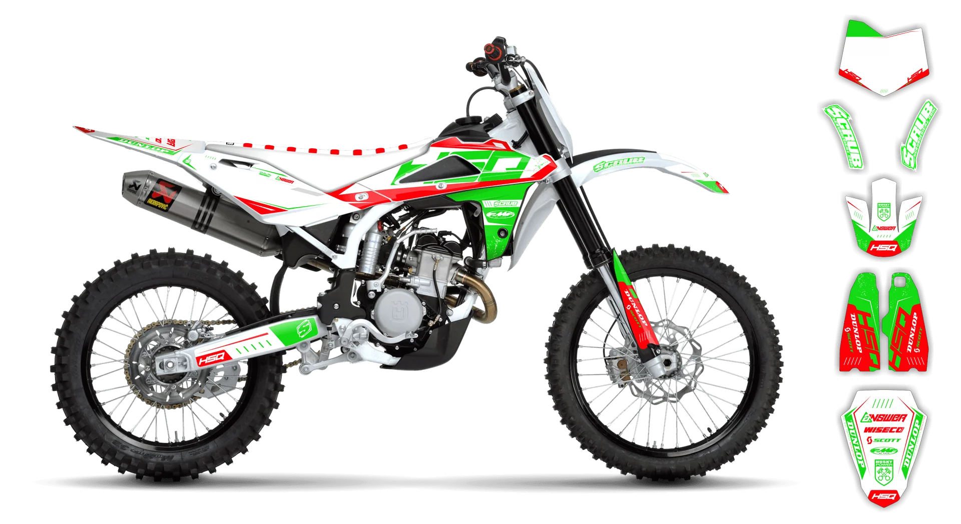 Graphics Kit - Husqvarna 05-13 - SM 630 - 2010-2013 - HSQ - R1
