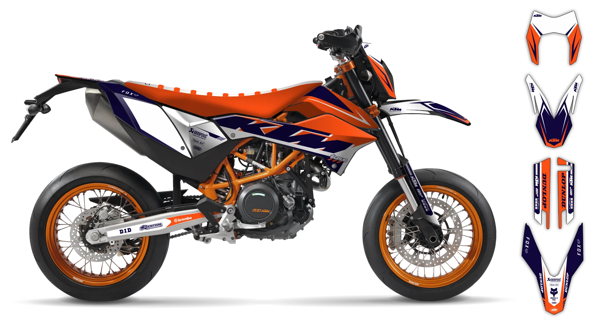 Graphics Kit - KTM - ENDURO 690R - 2012-2018 - K-SE1103 - R2