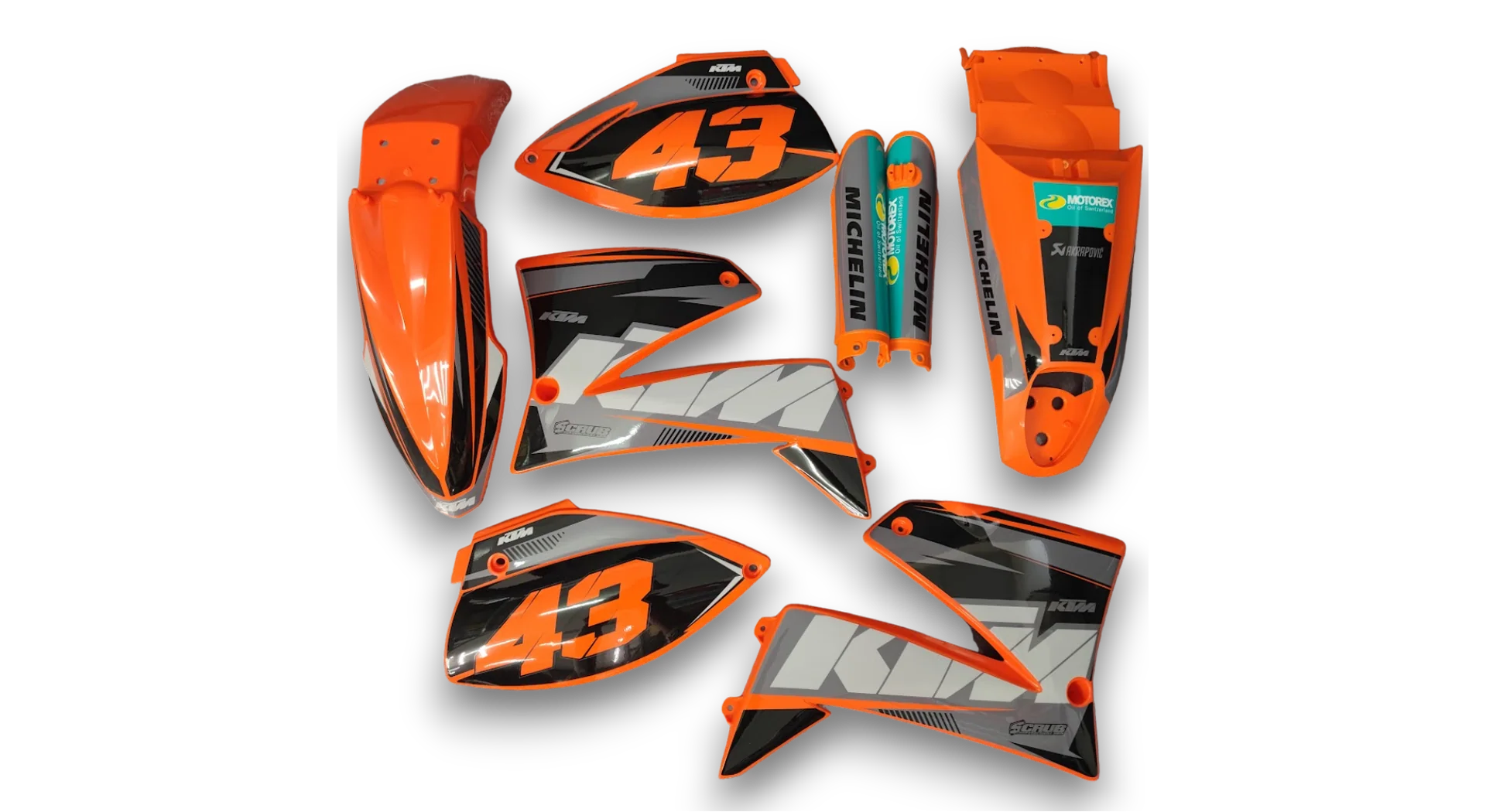 GFP - KTM - LC4 625-660 SMC - 1999-2004 - Orange-SE1037-LE
