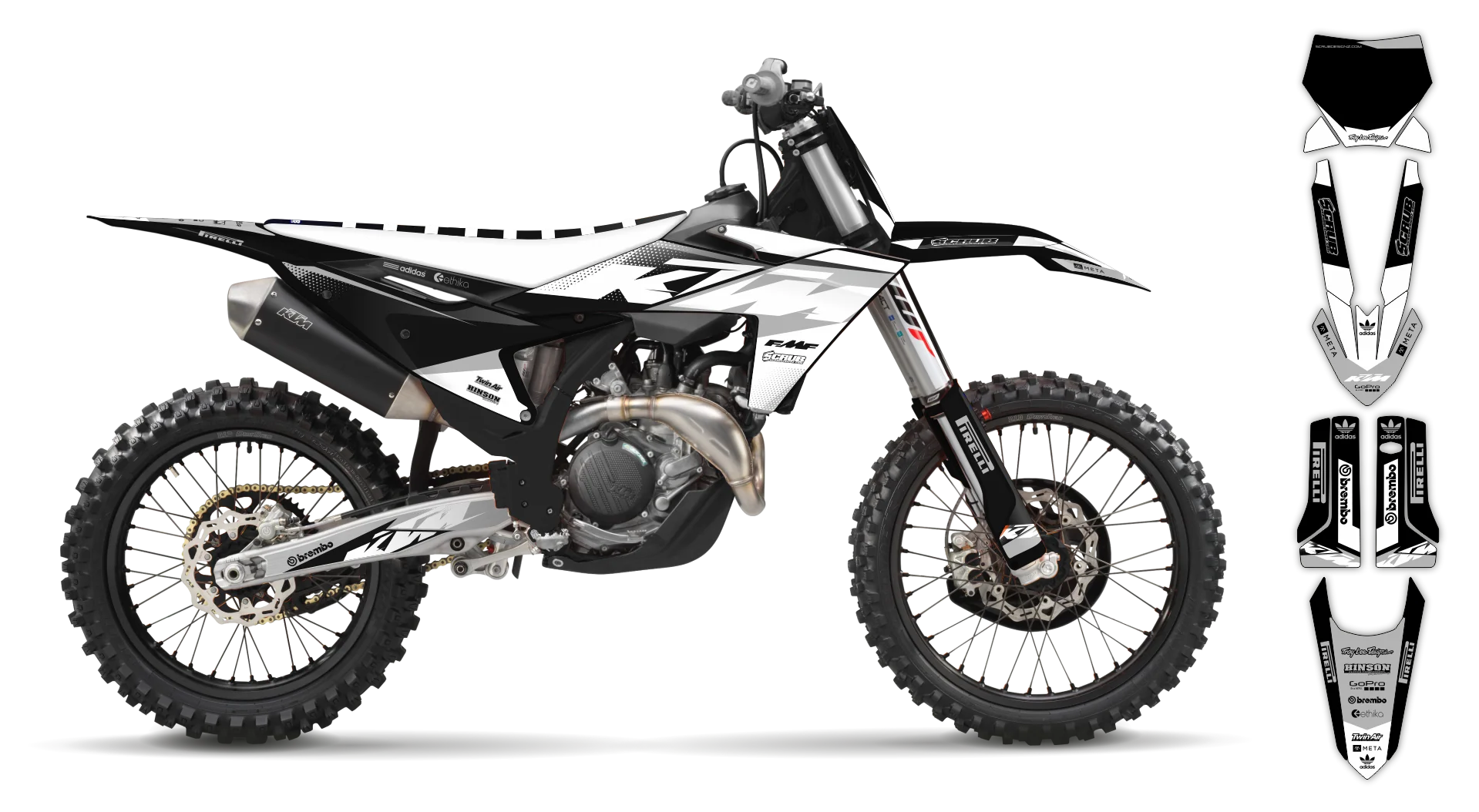 Graphics Kit - KTM - SMR Series - 2023-2024 - K15 - R4