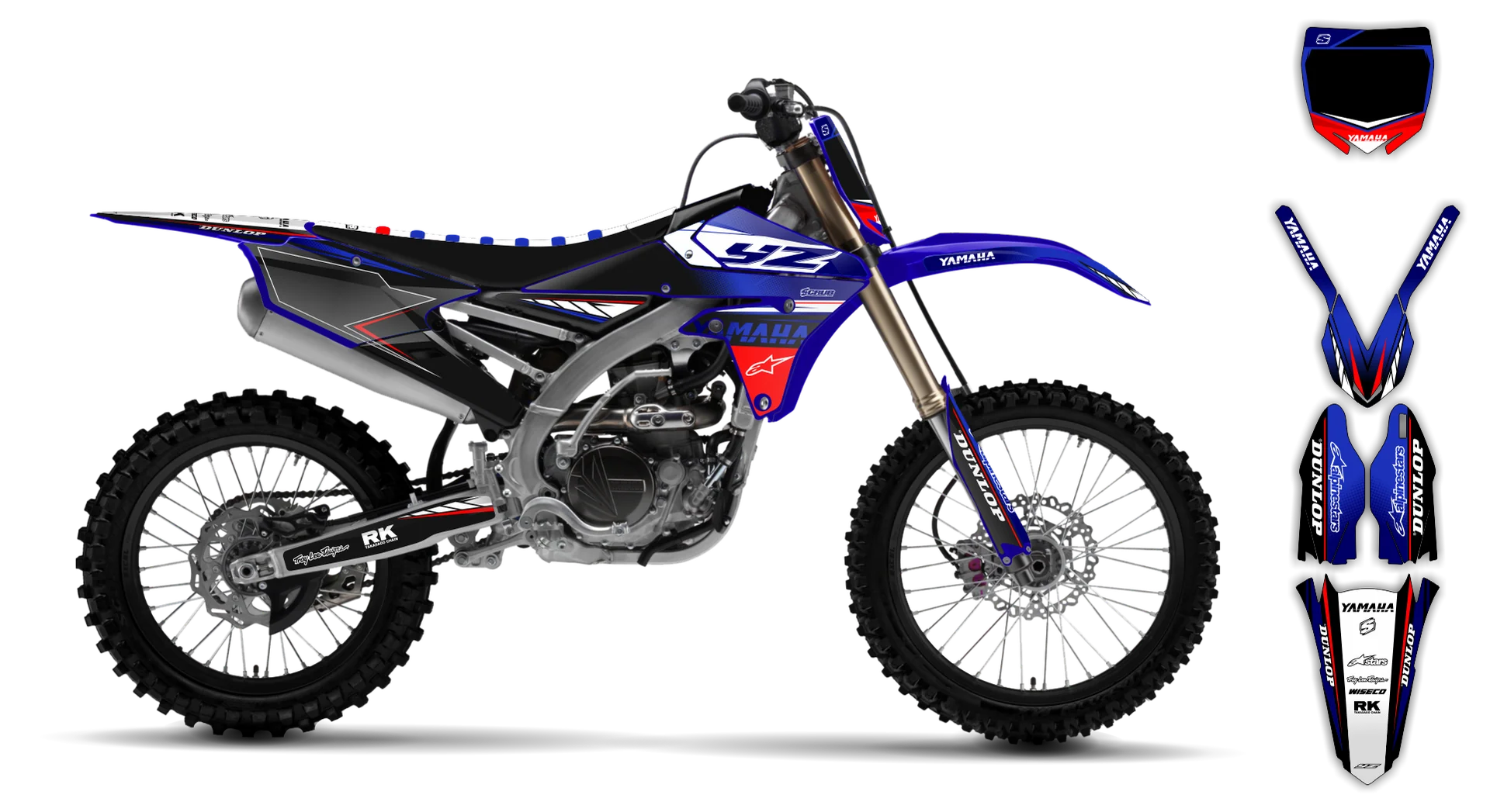Graphics Kit - Yamaha - YZ450F - 2014-2017 - Boognish - LE