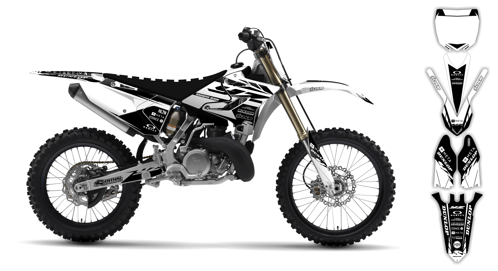 Graphics Kit - Yamaha - YZ 250X - 2016-2022 - SE1002 - R4