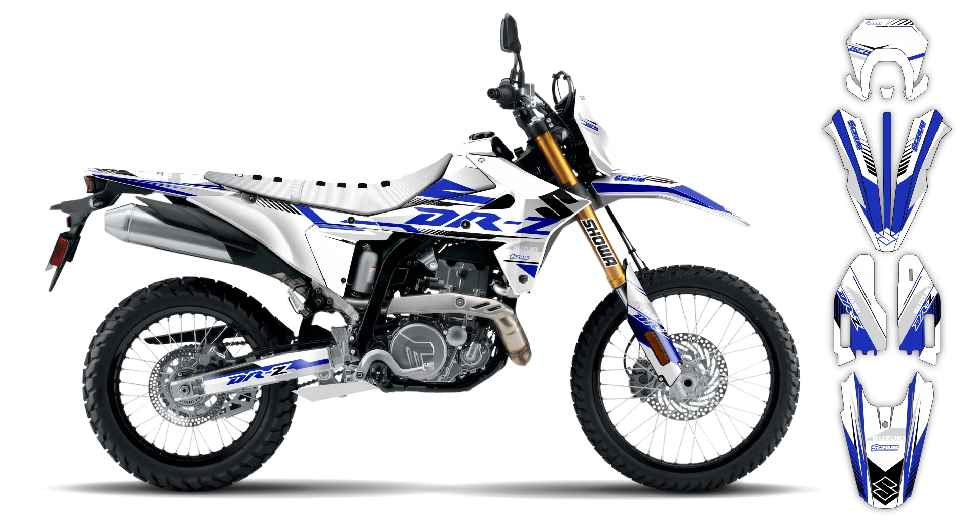 Graphics Kit - Suzuki - DR-Z4S Enduro - 2025-2026 - Drz Edition - R3