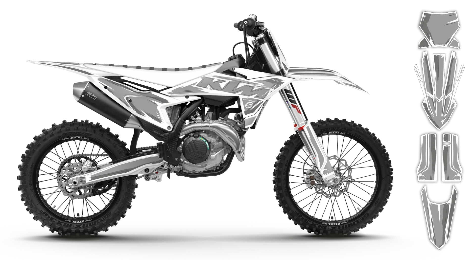 Graphics Kit - KTM - SX SX-F / XC XC-F - 2025 - Artlex - R4