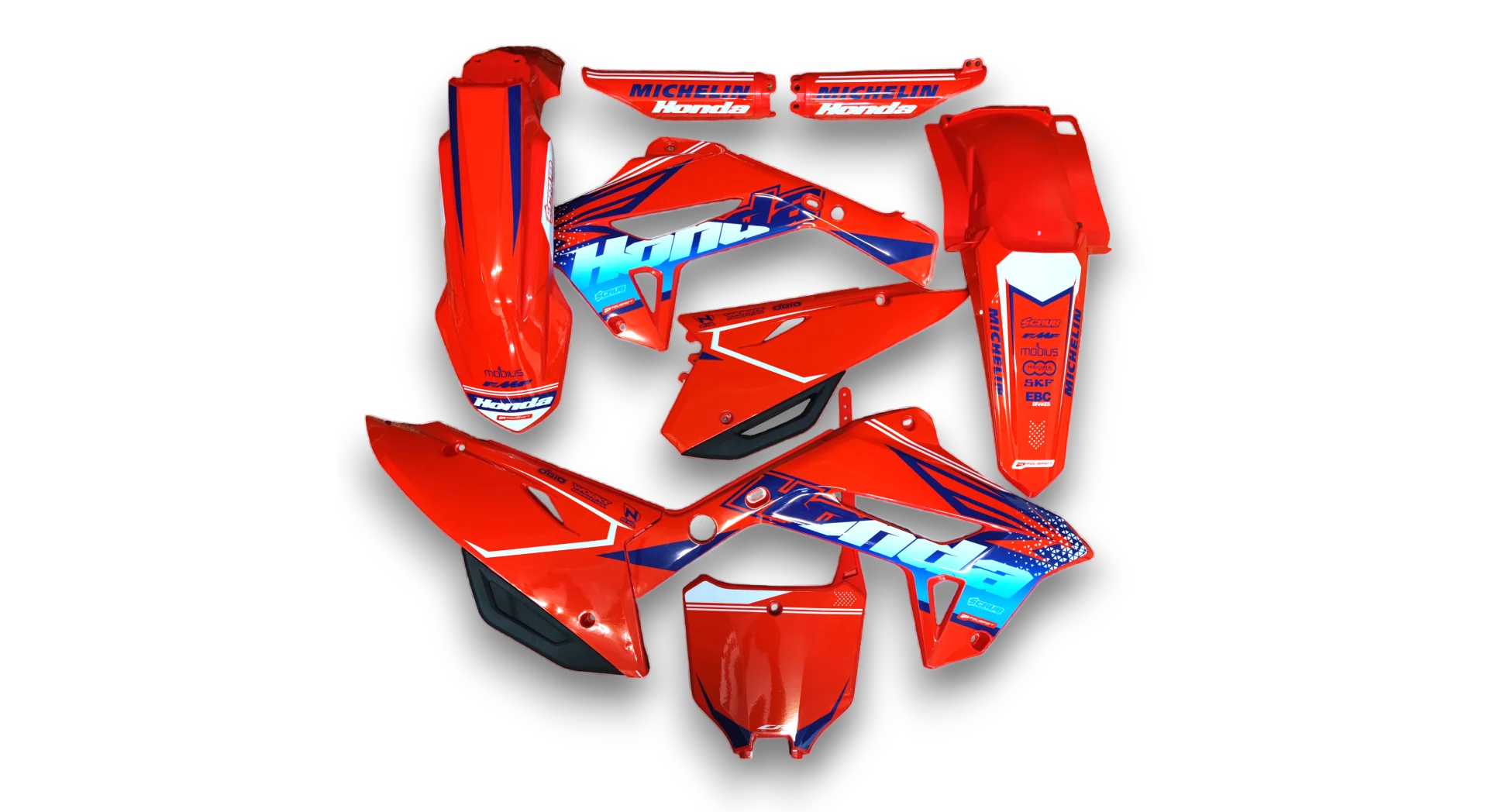 GFP - Honda - CR 125-250 Restyle 2022 - 2002-2007 - Red-SE1064-LE