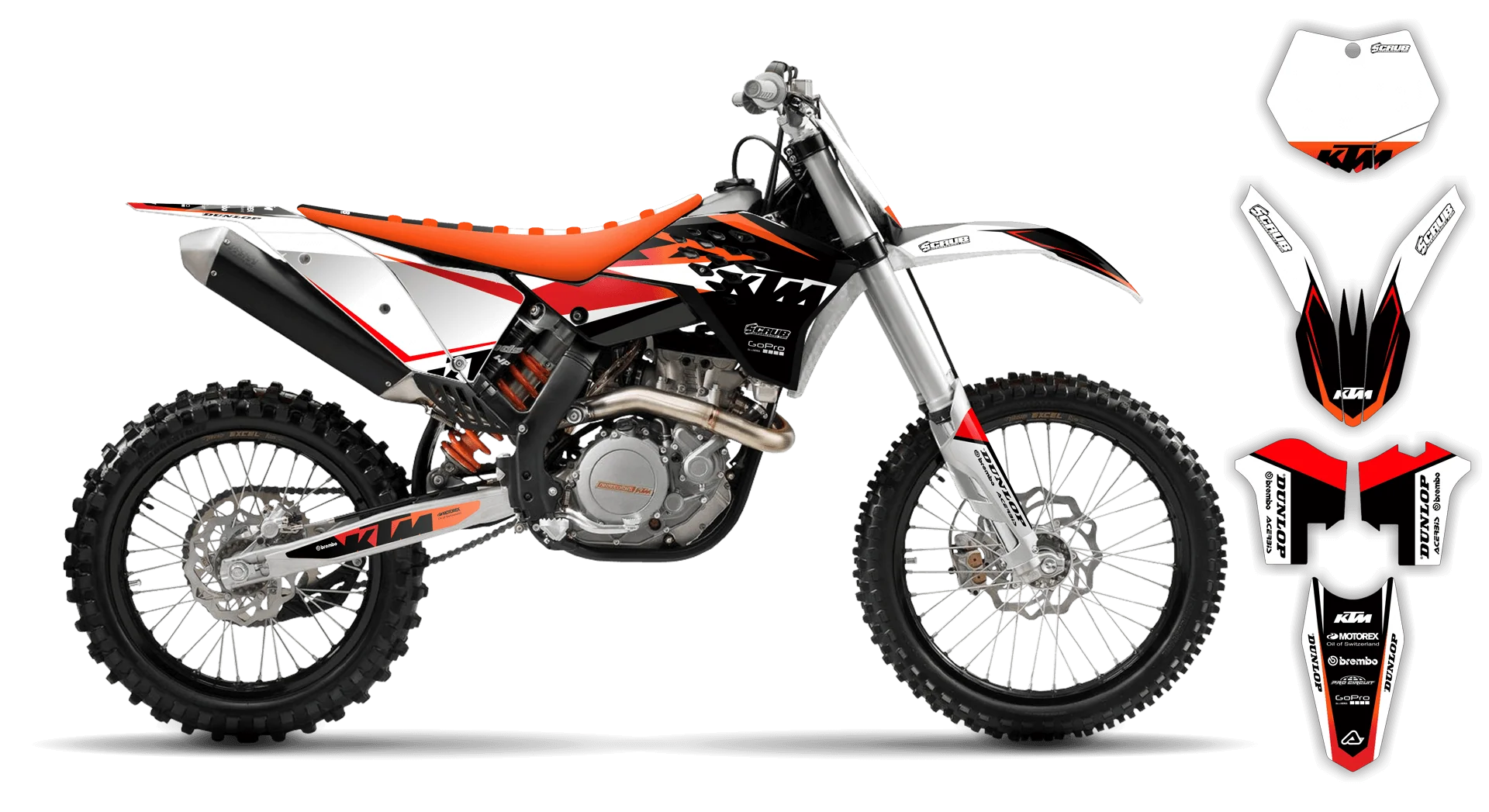 Graphics Kit - KTM - SMR Series - 2008-2011 - K16 - LE