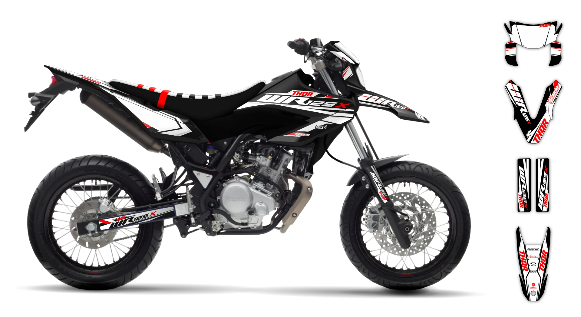 Graphics Kit - Yamaha - WR 125R - 2009-2022 - SE1023 - LE