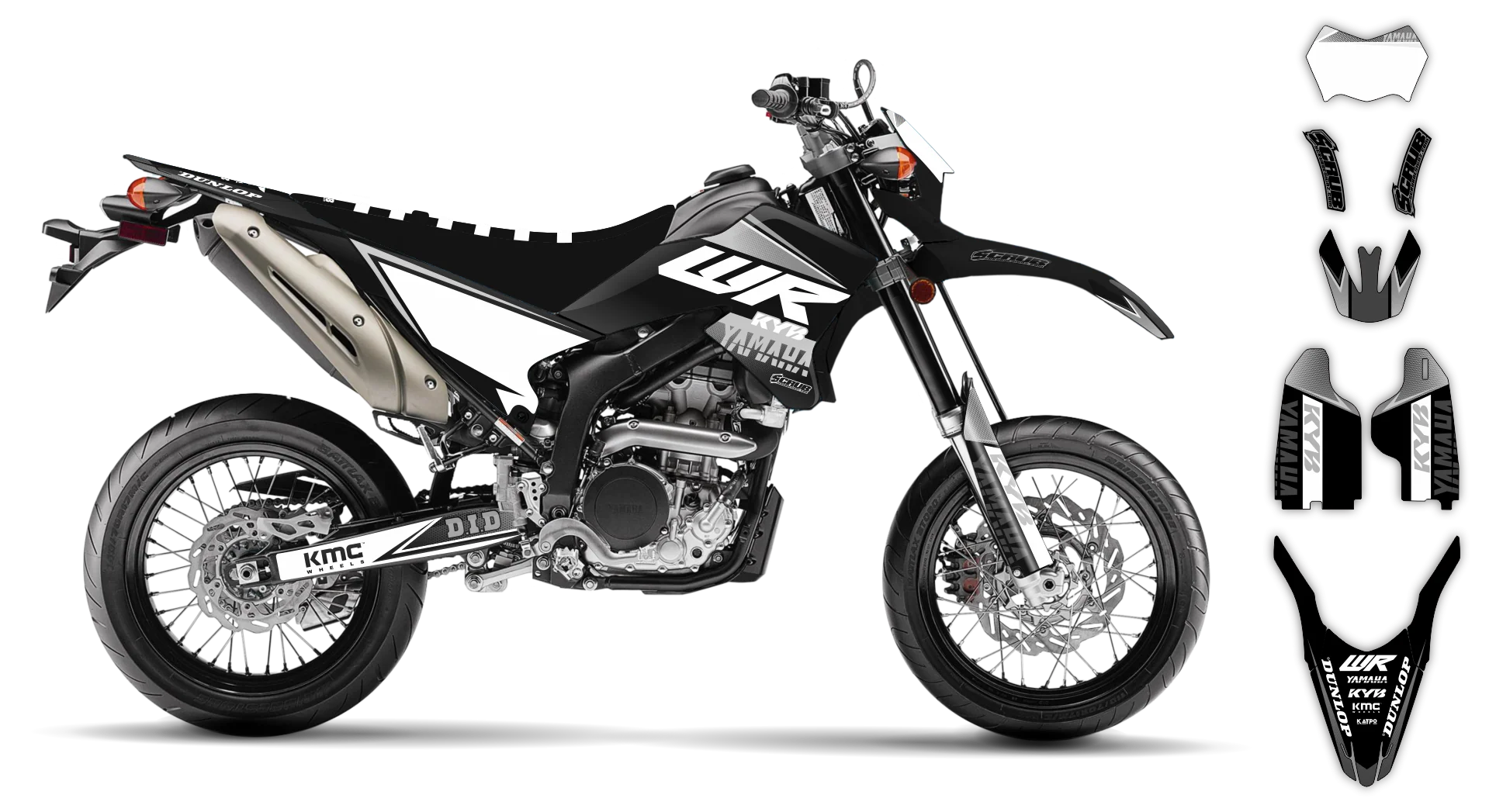 Graphics Kit - Yamaha - WR 250X - 2007-2022 - Discovery - R2