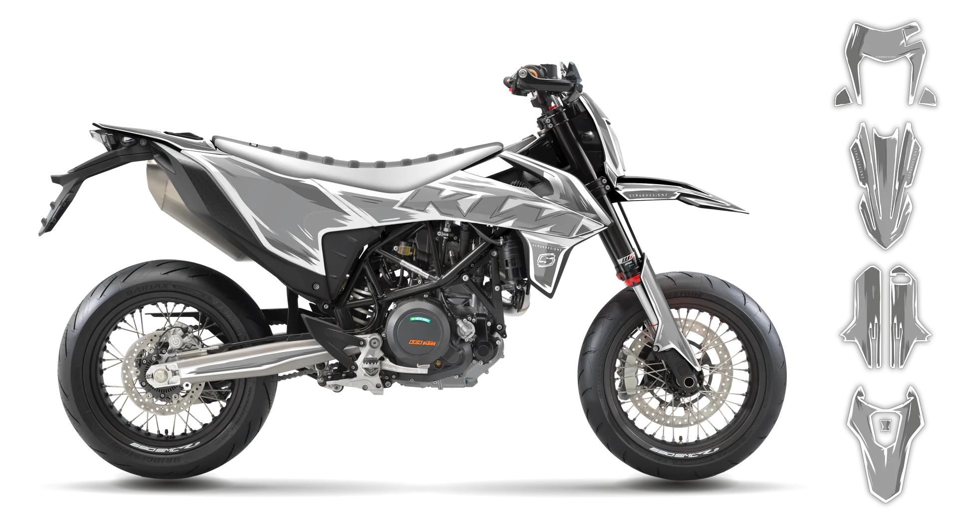 Graphics Kit - KTM - ENDURO 690R - 2019-2024 - Artlex - R4