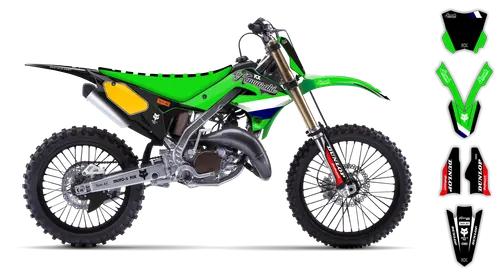 Graphics Kit - Kawasaki - KX 125-250 Restyle - 2004-2008 - SE1045 - ST