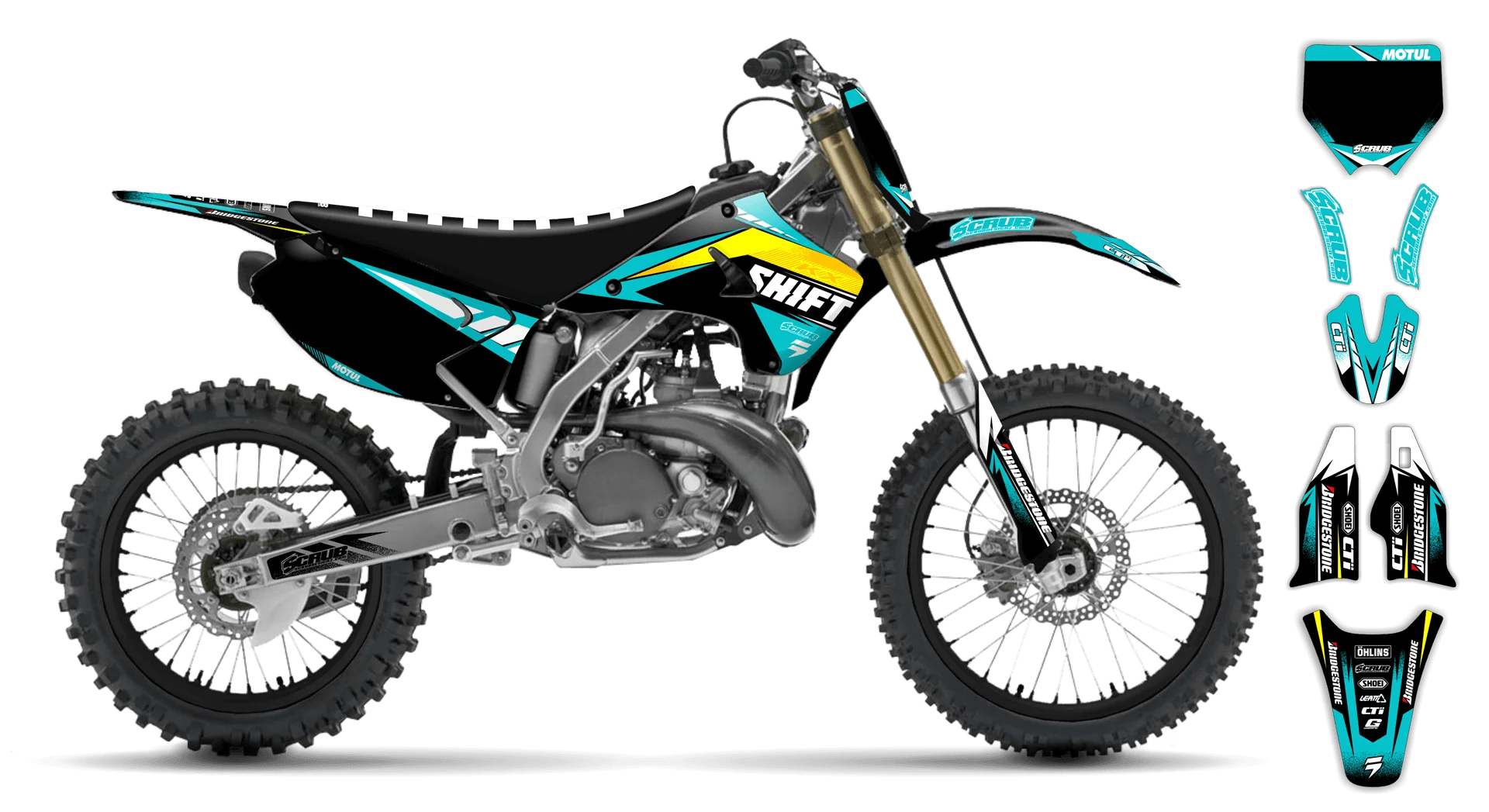 Graphics Kit - Kawasaki - KX 250 - 2003 - Ragnar - R5