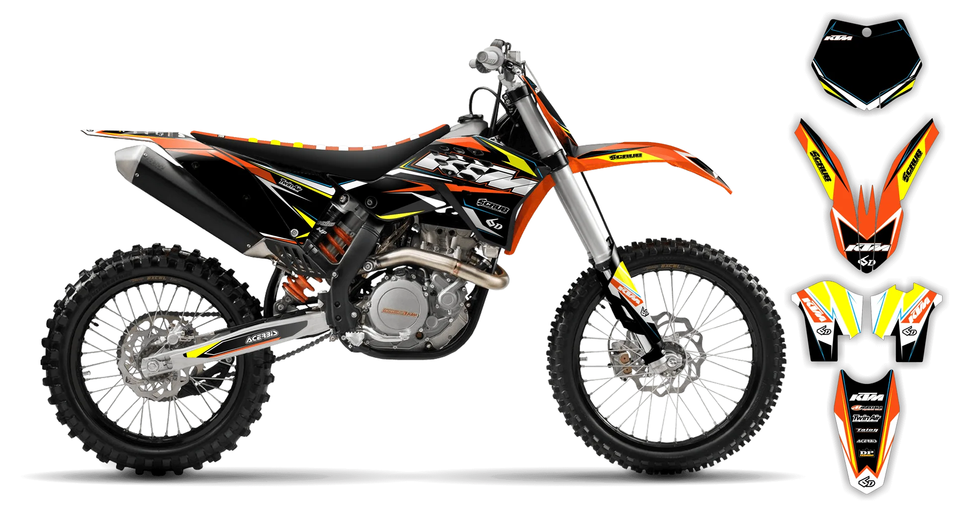 Graphics Kit - KTM - SMR Series - 2008-2011 - K4 - ST