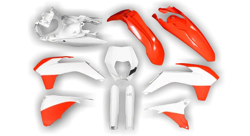 Plastics Kit - KTM - EXC EXC-F / XC-W XCF-W - 2014-2015 - Full Kit - Fluo Orange