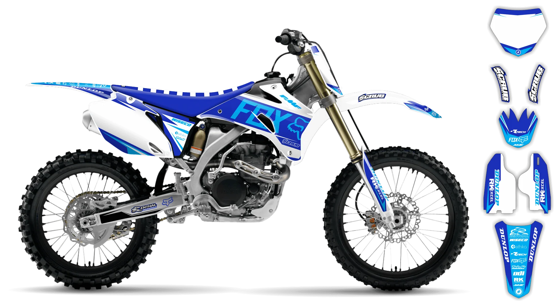 Graphics Kit - Yamaha - YZ450F - 2008-2009 - Varnix - LE