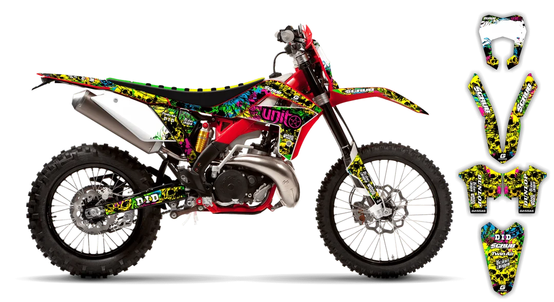 Graphics Kit - Gas Gas - EC EC-F Series - 2012-2013 4-Stroke - Wasabi - ST