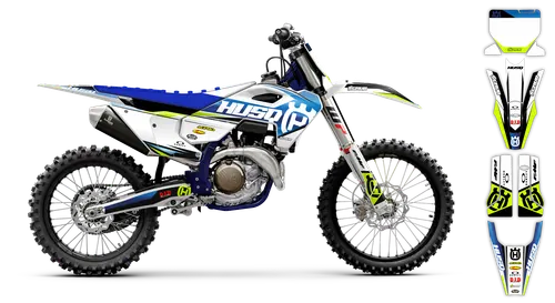 Graphics Kit - Husqvarna 14-> TC-FC-FX Series - 2023-2024 - Fluo SE1056 - ST