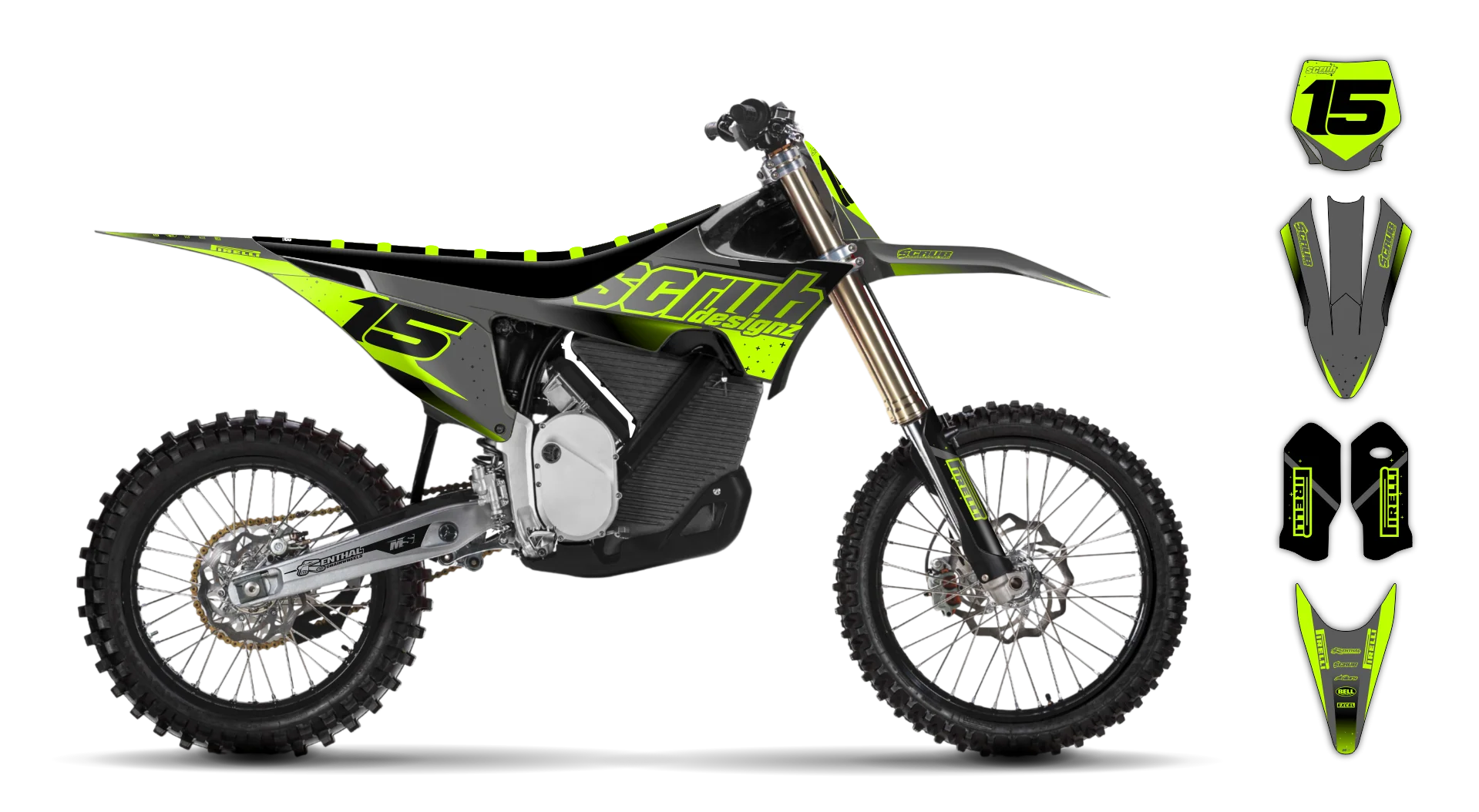 Graphics Kit - Stark - Varg EX - 2023-2025 - Fluo Future - LE