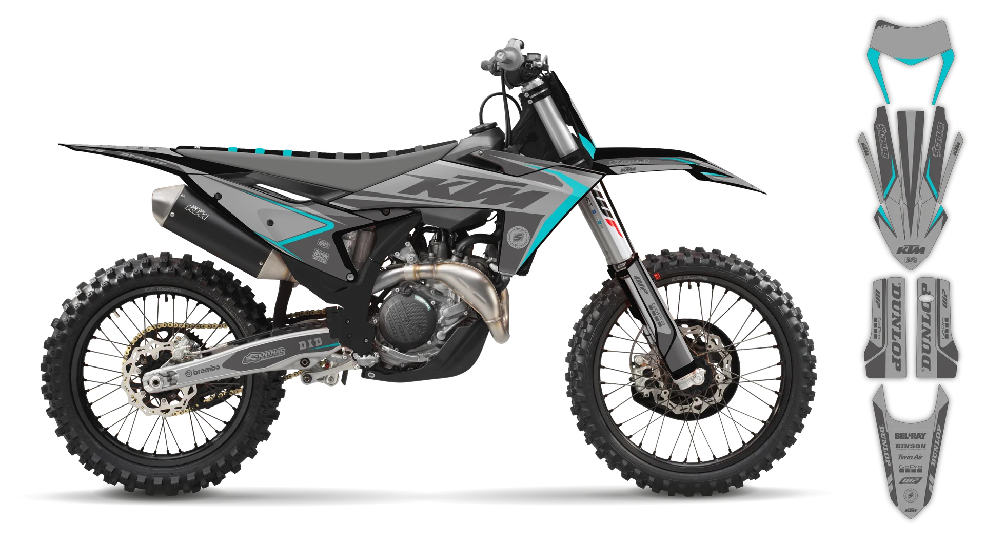 Graphics Kit - KTM - EXC EXC-F / XC-W XCF-W - 2026 - K17 - R3