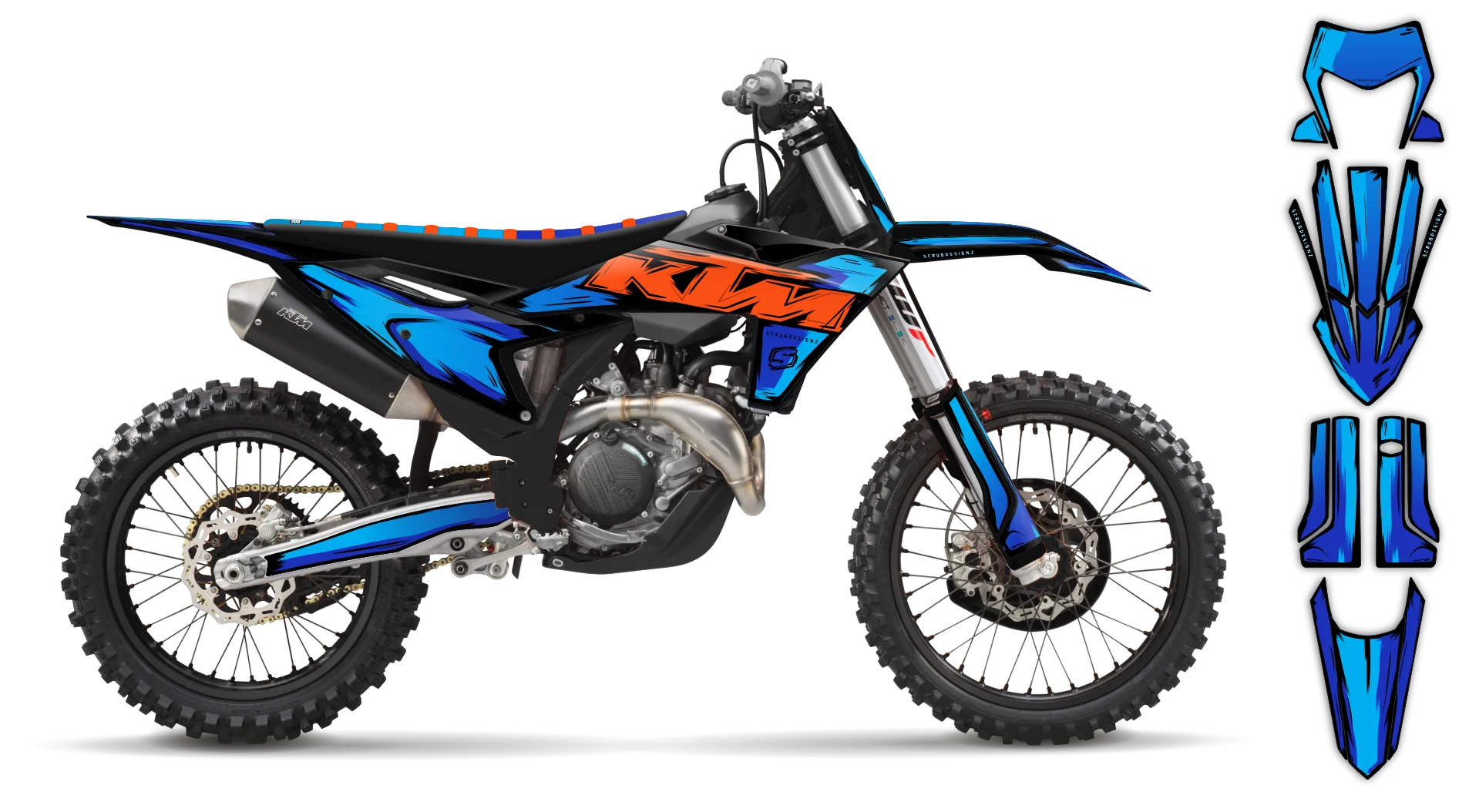 Graphics Kit - KTM - EXC EXC-F / XC-W XCF-W - 2024-2025 - Artlex - R2