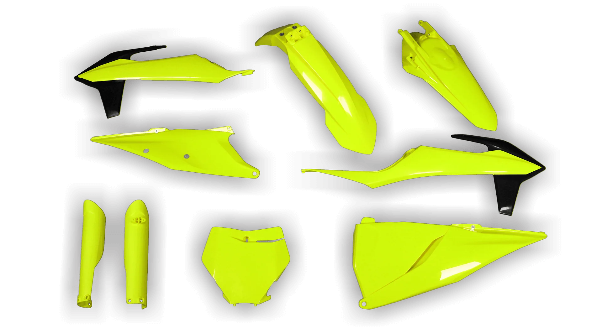 Plastics Kit - KTM - SX SX-F / XC XC-F - 2019-2022 - Full Kit - Fluo