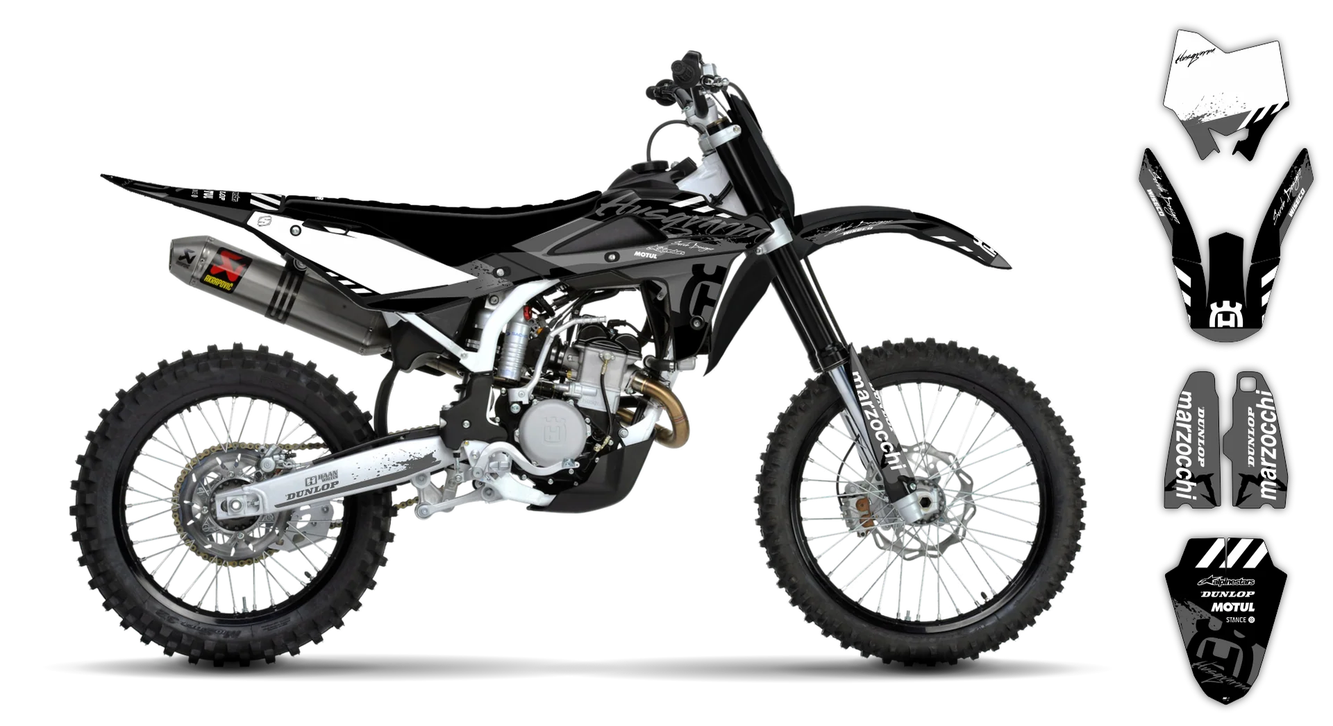 Graphics Kit - Husqvarna 05-13 - CR 50 - 2009-2013 - H-SE1086 - LE