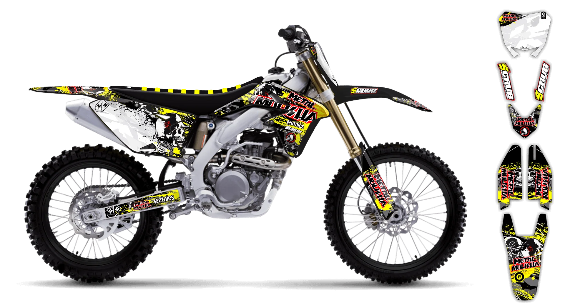 Graphics Kit - Suzuki - RMZ 450 - 2005-2006 - Em Em - LE