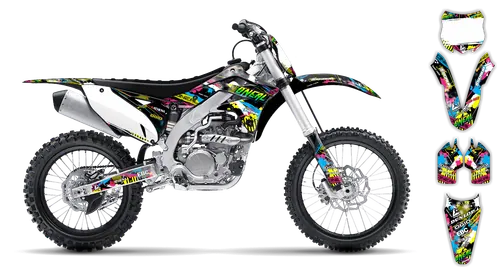 Graphics Kit - Kawasaki - KX 250F - 2009-2012 - H2 - ST