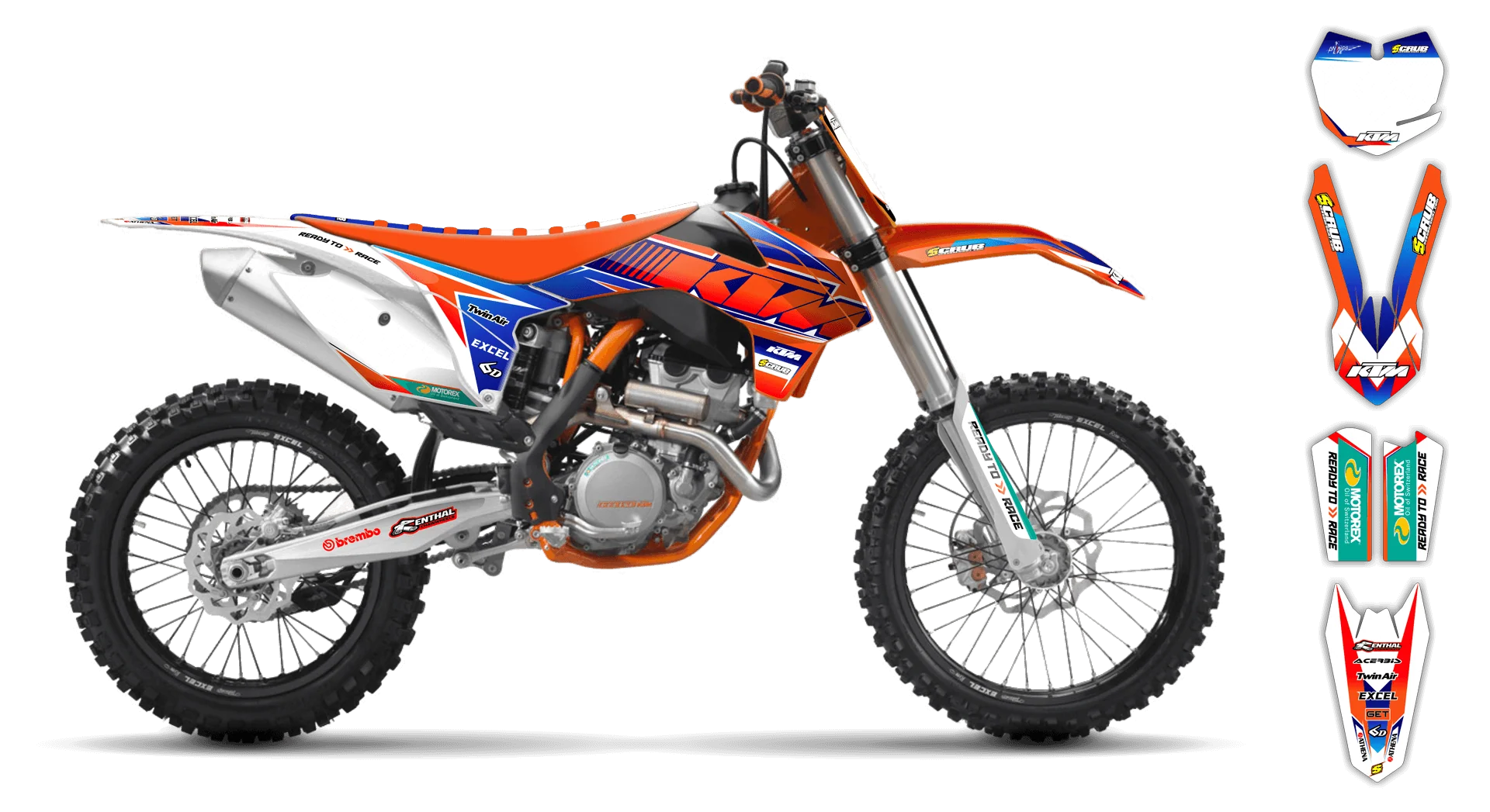 Graphics Kit - KTM - SMR Series - 2005-2007 - K9 - ST